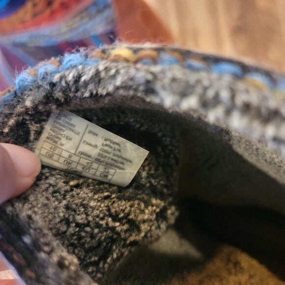 NWOT Tom's Nepal Aztec Fleece Lined Tribal Print Boots - Picture 9 of 13